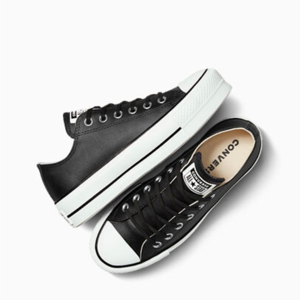 Chuck Taylor All Star Lift Platform Leather Shoes